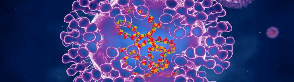 monkey pox virus illastration